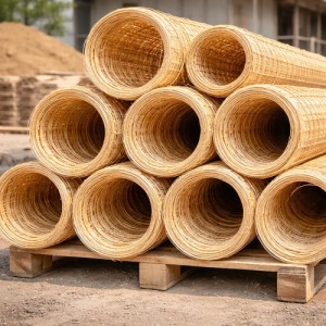 Malla De Fibra Gfrp 30x30 4.2mm Rollo 60mt X 2.45mt