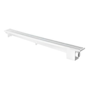 Rejilla Herc Con Drenaje Lineal Moldeable Color Blanco 70cm