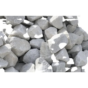 Piedra Blanca Partida Para Jardín Decorativa 10 Bolsas