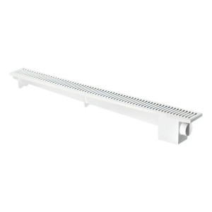 Rejilla Herc Con Drenaje Lineal Moldeable, Color Blanco, 70 Cm