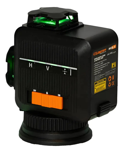 Nivel Láser Autonivelante Pro Lusqtoff 360° 40mt Luz Verde
