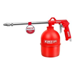 Pistola De Succión Emtop Easgw10011 Tanque 750l Acople Rápido Color Rojo