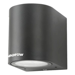 Foco Led De Pared Gu10 Wadfow Wdn8501a Negro