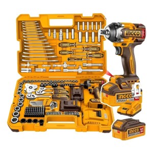 Kit Set 172 Herramientas Combinadas + Llave De Impacto Ingco