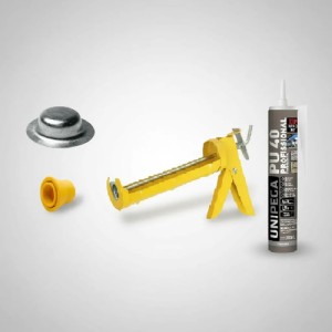 Tapa Selladora Para Tornillo Techo Chapa Capuchón X200 C/acc