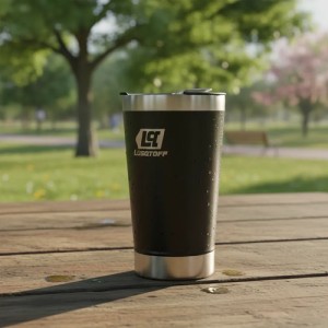 Jarro Vaso Termico Con Tapa 530 Ml Acero Inoxidable Lusqtoff