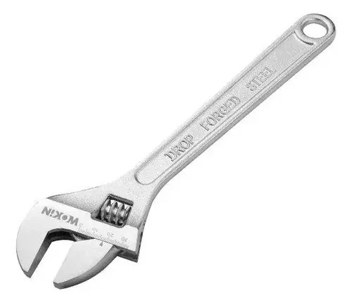 Llave Ajustable Francesa Cromo 15 375mm Wokin B.oli