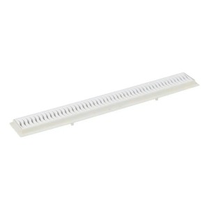 Grill Tigre Con Desagüe Lineal Plano De 70 Cm,colorblanco Pf