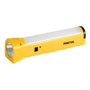 Lampara Recargable Con Luz De Emergencia Pretul Amarilla