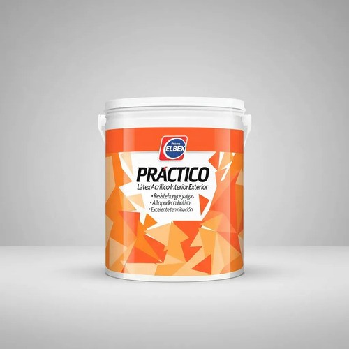 Elbex Practico Interior/exterior Latex Acrilico - Imagen 2