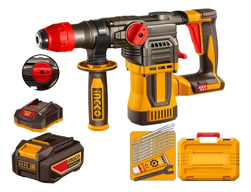 Rotomartillo 4.5 J C/2 Bat 2.5 Ah 42v Ingco Brushless