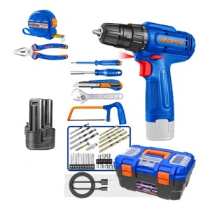 Set X 77+ Taladro 12v 20nm + Acc+ Caja Herra Wadfow Wdt4b77