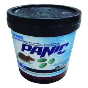 Raticida Panic Sin Parafina Balde De 5kg