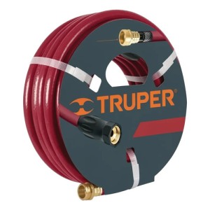 Manguera 25mts Truper 4 Capas 1/2 C/con.bronce Super Reforz.