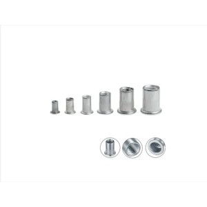 Remaches C/tuerca Rosca Acero M6x1x16mm Slender M6lfcj 100un